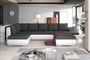 London U shaped sofa bed with storage B02/S17