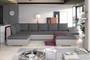 London U shaped sofa bed with storage S93/S83