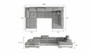Leeds U shaped sofa bed with storage K09/S17
