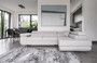 Manchester corner sofa bed with storage C02