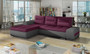Luton corner sofa bed with storage L68/S29