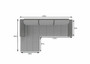 Luton corner sofa bed with storage S05/S17