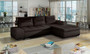 Luton corner sofa bed with storage S66