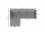 Luton corner sofa bed with storage S21/S11