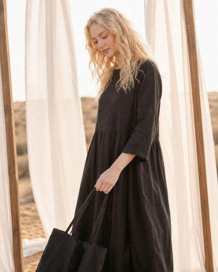 Sabine Linen Dress