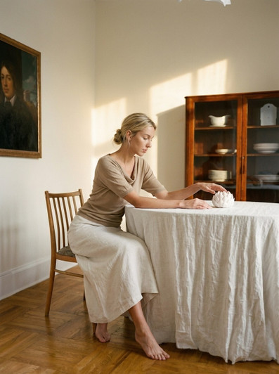 Linen Wrap Skirt, Asymmetrical Maxi Skirt, Tie Waist Linen Skirt, Minimalist Summer Skirt, Elegant Linen Clothing
