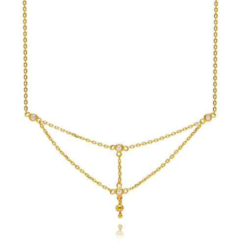 ENLIGHTEN TRI CRYSTAL NECKLACE