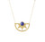 INCA LAPIS NECKLACE - GOLD