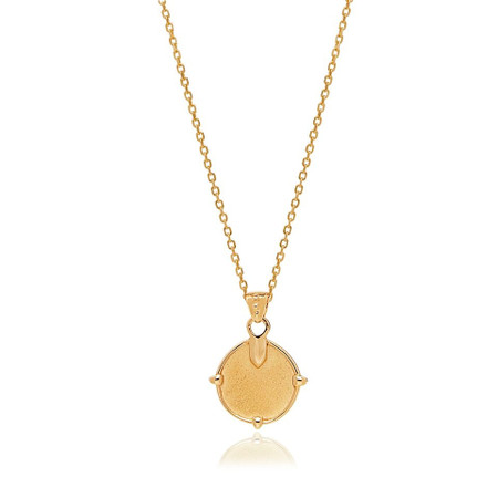 Naxos Round Pendant Necklace