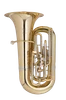 John Packer JP379CC Sterling CC Tuba in Gold Lacquer