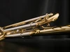Adams A2 Selected Series trumpet in lacquer water key