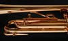 Adams A9 Selected Series trumpet in copper lacquer (large bore) trombone-style water keys
