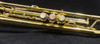 Adams A10 Selected Series trumpet in lacquer finger buttons