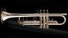 Adams Sonic professional B-flat trumpet in silver plate full side view