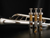 Adams Sonic professional B-flat trumpet in silver plate valves