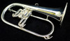 The Wonderful  Brasspire Unicorn 850 Flugelhorn in Silver Plate Incredible Value and Playability!