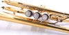From The Fred Mills Collection: Yamaha YTR-6610S Eb Trumpet/Cornet Hybrid in Gold Plate