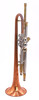 1956 Early Model Conn Victor 10A Long Cornet in clear lacquer 