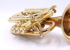 Carolbrass CPT-3000-GLS-Bb-L Pocket Trumpet in Clear Lacquer 