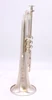 Vintage Hirsbrunner Crown Flugelhorn in Matte Silver plate