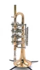 Pre-Owned J. Scherzer Bb/A Meister Rotary Valve Piccolo Trumpet in Clear Lacquer
