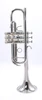Pre-Owned Like New XO 1624 Professional C Trumpet in Silver Plate 