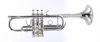 Pre-Owned Like New XO 1624 Professional C Trumpet in Silver Plate 