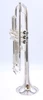 Pre-Owned Carolbrass CTR-5060-L-YLT-Bb-S Trumpet in Silver Plate 