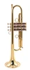 Back in stock!  Carolbrass Andrea Giuffriedi All Around Trumpet in Clear Lacquer