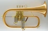  Red Brass Beauty! Carol Brass 6200-rss Flugelhorn in  clear lacquer