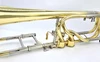 Rath R9 Custom Series Bb/F/Gb/D Bass Trombone in Clear Lacquer