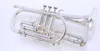 Pre-Owned Getzen 800DLX Eterna Deluxe Cornet in Silver Plate 