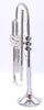  Bell Trumpets " The Tank" in Silver Plate:  Huge sound and response