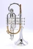 Smith-Watkins Soloist Dual Trigger Cornet in Silver Plate 