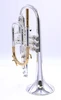 Smith-Watkins Soloist Dual Trigger Cornet in Silver Plate 
