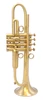 Quarter-tone Awesomeness! Bell Trumpets BT3-350-600Y 4 Valve Trumpet in Satin Lacquer 