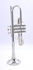 Like-New  Schilke E3L Eb/D Trumpet in Silver Plate