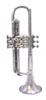 1938/39 York "Trumpet Model" Cornet in Silver Plate
