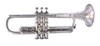 1938/39 York "Trumpet Model" Cornet in Silver Plate