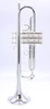 RED TAG SALE! S.E. Shires Model B Trumpet in Silver Plate  open box demo!