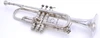 Hirsbrunner Pro Bb Trumpet in Silver Plate 