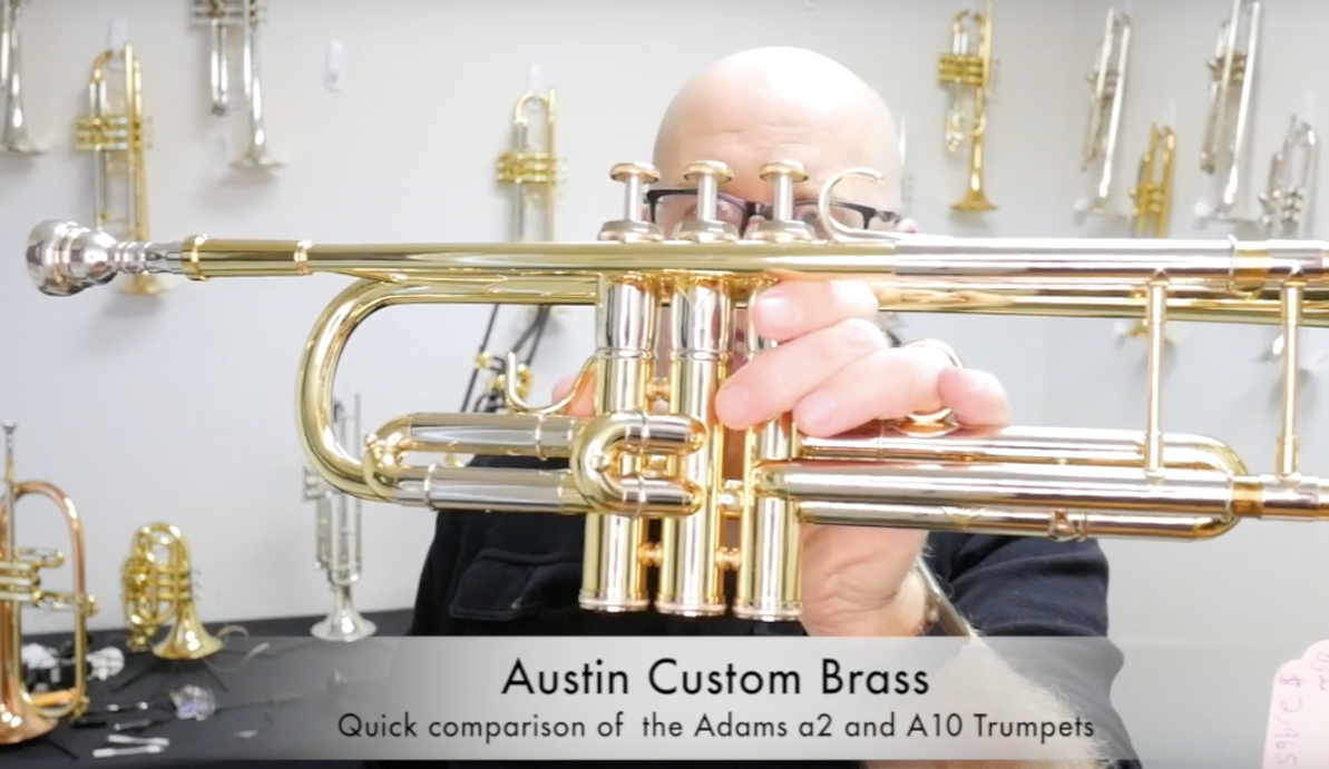 Quick Comparsion of the Adams A2 and Adams A10 Trumpets