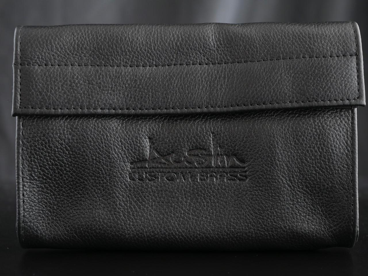 ☆MUCENT☆ Pouch Gift Cats Double Line Eyelet Leather Should Wearingeul 3 Pen Leather Pouch - I am a Cat