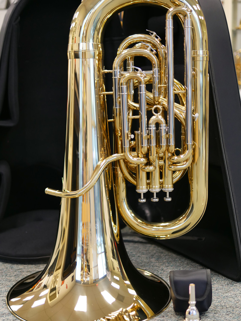 John Packer JP377 Sterling EEb Tuba in Gold Lacquer! TUBA-JP377