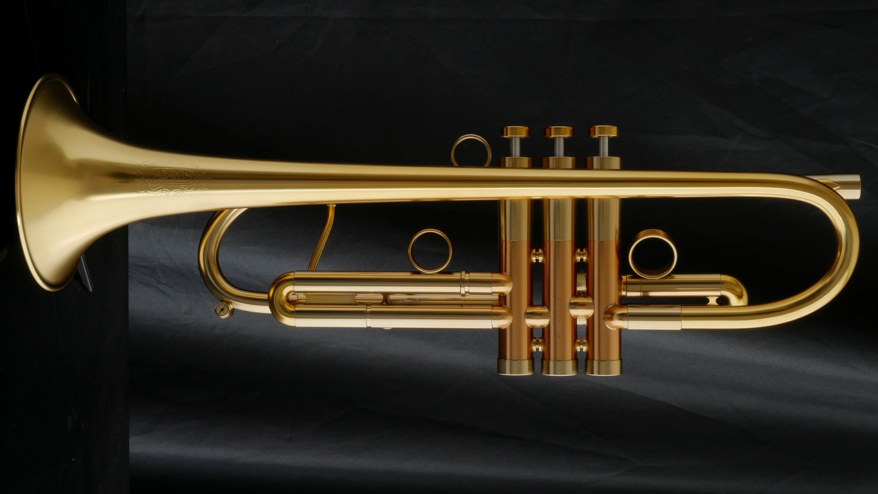 Adams A4LT Selected Series Trumpet in Satin Gold Lacquer! - Austin Custom  Brass Web Store