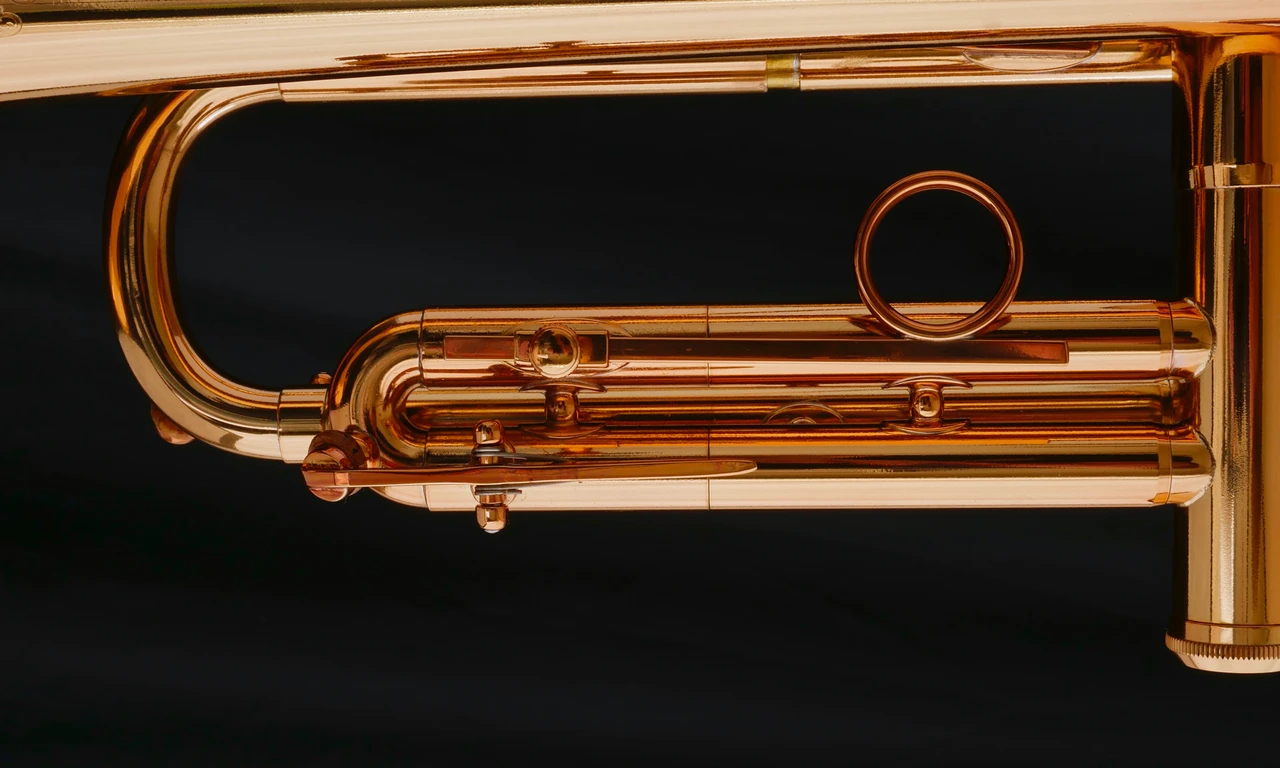 Adams A9 Selected Series trumpet in copper lacquer (large bore) third valve slide adjustable ring