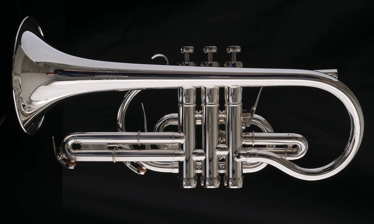 Adams CN2 Selected Series Cornet in Silver Plate!