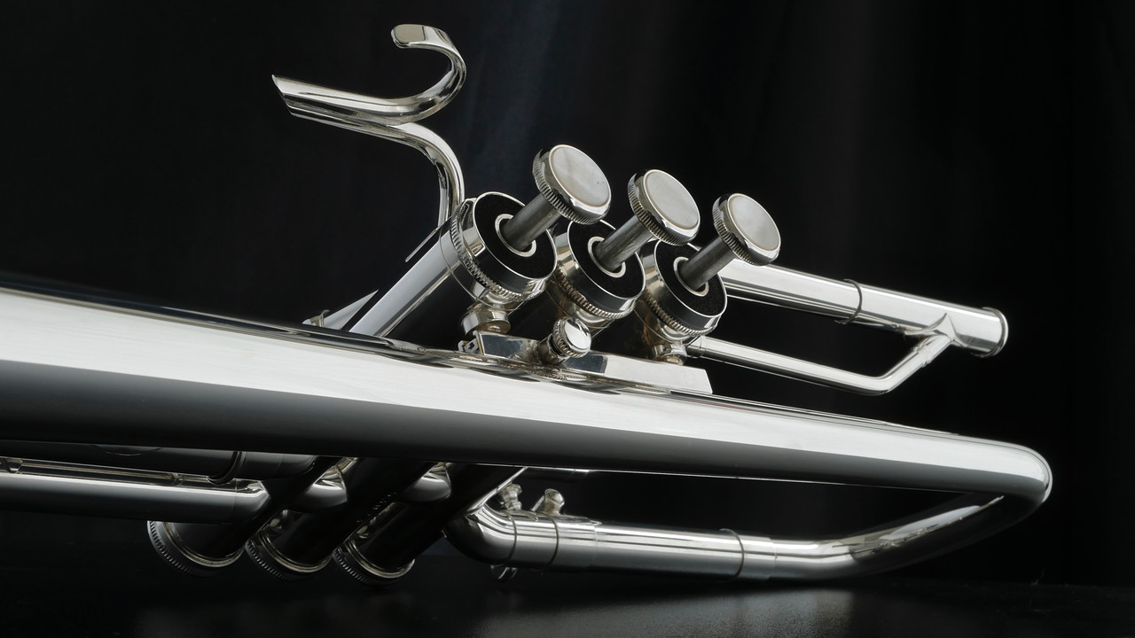 Retro IGT-PLATE Brass（retroism Adams Eb1 Selected Series Trumpet in Silver Plate! AD Eb1