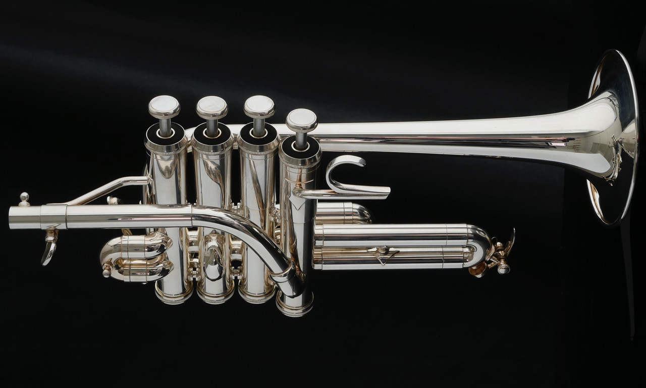 ビスクドール　A14T Adams P1 Selected Series Piccolo Trumpet in Silver Plate! Adams