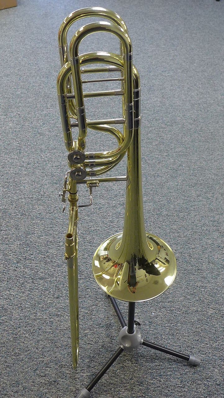 The ACB Doubler's Bass Trombone With Dual Independent Triggers in Polished  Lacquer